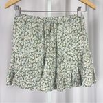 Urban Outfitters  Small Ditsy Floral Ruffle Boho Cottagecore Elastic Mini Skirt Photo 0