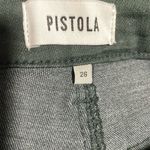 Pistola  Aline High Rise Skinny Coated Jeans Ankle Dark Emerald Green Sz 26 NWT Photo 5