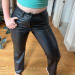 Pistola  Cassie wide leg flare faux leather pants black Photo 13
