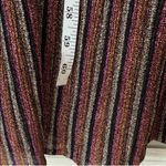 AQUA  XL Striped Metallic Maxi Dress Gown Photo 10