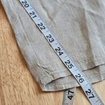 Flax  Linen Crop Pull on Pants Size 1X Lagenlook Boho pants Photo 12