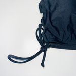Hollister Black Scoop Lace-up Tie Sides Bikini Top Photo 2