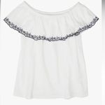 J.Crew NWT  ruffle off shoulder top 🎀 Photo 9