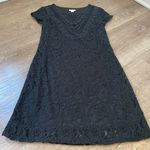 Xhilaration Xhiliration little black dress ~ crochet lace ~ lined ~ women’s sz Small Photo 9