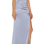 Michael Costello x Revolve Ailana Gown in Slate Grey size Small Photo 1