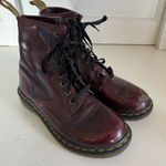 Dr. Martens women’s vegan 1460 cherry red Cambridge boots size 8 Photo 0