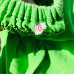 Green Cotton Embroidered Boho Halter Mini Dress Size M Size M Photo 7