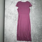 Juicy Couture Juicy Coture Dress Womens Medium Purple Midi Ruffles Feminine Romantic Preppy Photo 2