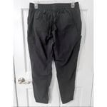 Old Navy Women’s Black Cargo Jogger Pants - Elastic Drawstring Waist Photo 2