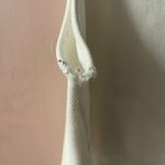 White Ribbed Cropped Tank Top Size M Size M Photo 3