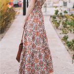 Anthropologie Somerset Floral Paisley Maxi Dress size 2x Photo 3