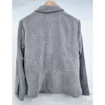 Christopher & Banks Women's New Jacket Gray XL Full Zip Long Sleeve Coat Photo 5