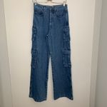 Favorite Daughter The Carly Cargo Jean in Highway Highrise Womens 27 Blue Photo 2
