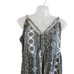 Derek Heart Floral Print Spaghetti Strap Hi Low Maxi Dress Black Size 1X Photo 2