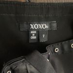 XOXO Black Studded gothic Mini Dress size-7 Photo 7