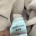 MADEPANTS WIDE LEG PANT W/SKIRT OVERLAY SIDE ZIP ELASTIC BACK XL TAN NEW Photo 10