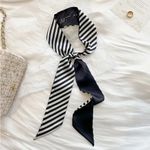 Exquisite Satin Silky Chic Style Black White Selection Twillys Photo 5