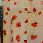Gap  white and red floral dress. Size 2 Photo 2