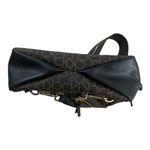 Calvin Klein Mia Backpack Brown Black Logo Women Backpacks Casual Double Zip Photo 7