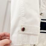 Mackintosh New England Poplin Nautical Rain Jacket Blue White Striped Medium Photo 6