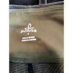 prAna ‎ Misty Jacquard Ruched Yoga Cargo Green Ankle Length Leggings Sz Small Photo 5