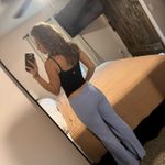 Urban Outfitters  Blue/Black Linen Pants Photo 1