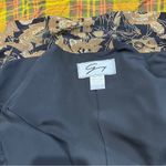 Genny vintage suit set rare print silk gold black: Box 0012: Size 8 Photo 4