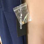 Bebe NWT Navy Crepe Scuba Keyhole Sleeveless Dress Photo 6