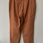 Piazza Sempione Audrey Capri Pants Size 46 US 10 Orange Trousers Career Office Photo 3