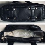 Michael Kors Black Leather Quilted Tote Photo 8