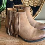 Circle G  side fringe western ankle boots 6 Photo 2