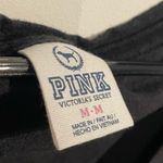 PINK - Victoria's Secret PINK black tshirt with velvet lettering lightweight size medium Photo 3