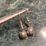 Sterling Silver Chinese Balls Dangle Earrings Hand Etched Jingle Photo 2