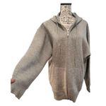 Thakoon Sweater full zip oversized hoodie, size XL, color heather gray NWT Photo 0