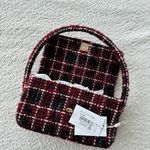 ANINE BING Nico Plaid Red Purse Photo 7