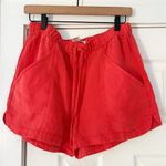 C&C California C & C California Dark Orange Linen Blend Shorts Size Medium New‎ Condition Photo 0