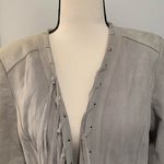 White House | Black Market | suede leather fringe jacket Photo 11