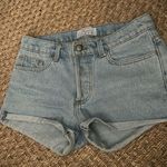 American Apparel Low Waisted Denim Shorts Size 24 Photo 0