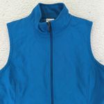 Columbia  Women's Quilted Fleece Lined Vest Blue Size Medium Full Zip Casual Photo 6