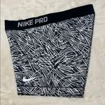 Nike Black and White Zebra Print Pro Shirts Photo 3