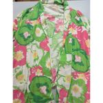 Lilly Pulitzer  knit cardigan wrap floral Small Photo 3