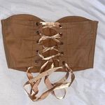 Princess Polly Endless Love Corset Top in Camel Photo 1