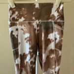 Gottex X By  Brown White Black Rachel Cow Print Capri Tie-Dye Leggings - S Photo 3
