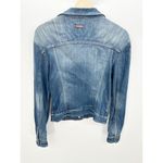 Mango Jeans Medium Wash Blue Denim Button Down Jean Jacket Women's Size XX-Small Photo 1