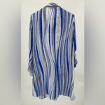 Alfani semi sheer button‎ down dress, tunic, coverup, roll tab sleeves, size M Size M Photo 2