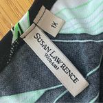 Susan Lawrence 2-Piece Skirt & Top Set Black Green Abstract Print - Size 1X-2X Photo 5