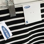 Old Navy Black White Ponte-Knit Pencil Skirt - Black Stripe S NWT Photo 6