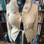 Banana Republic  tan cashmere blend S mob wife sweater Photo 0