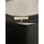 Halston Heritage Black Sheer Trim Poncho Sweater XS Photo 2