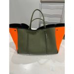 haute shore orange and green large‎ tote Photo 9